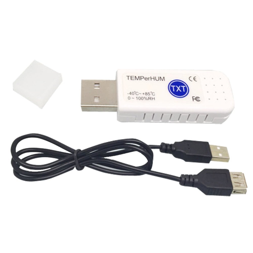 USB Temperature Sensor Waterproof Temperature Probe Aquarium Monitoring Thermometer, TEMPer1F, TEMPer2, TEMPerHUM