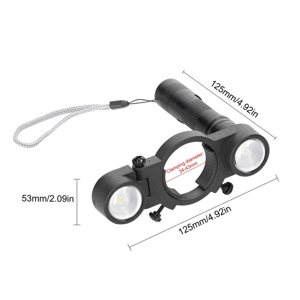 Universal Spray Machine Light Airbrush Light Adjustable Size Lighting Searchlight Fill Light, Without Battery - laboratorydeal