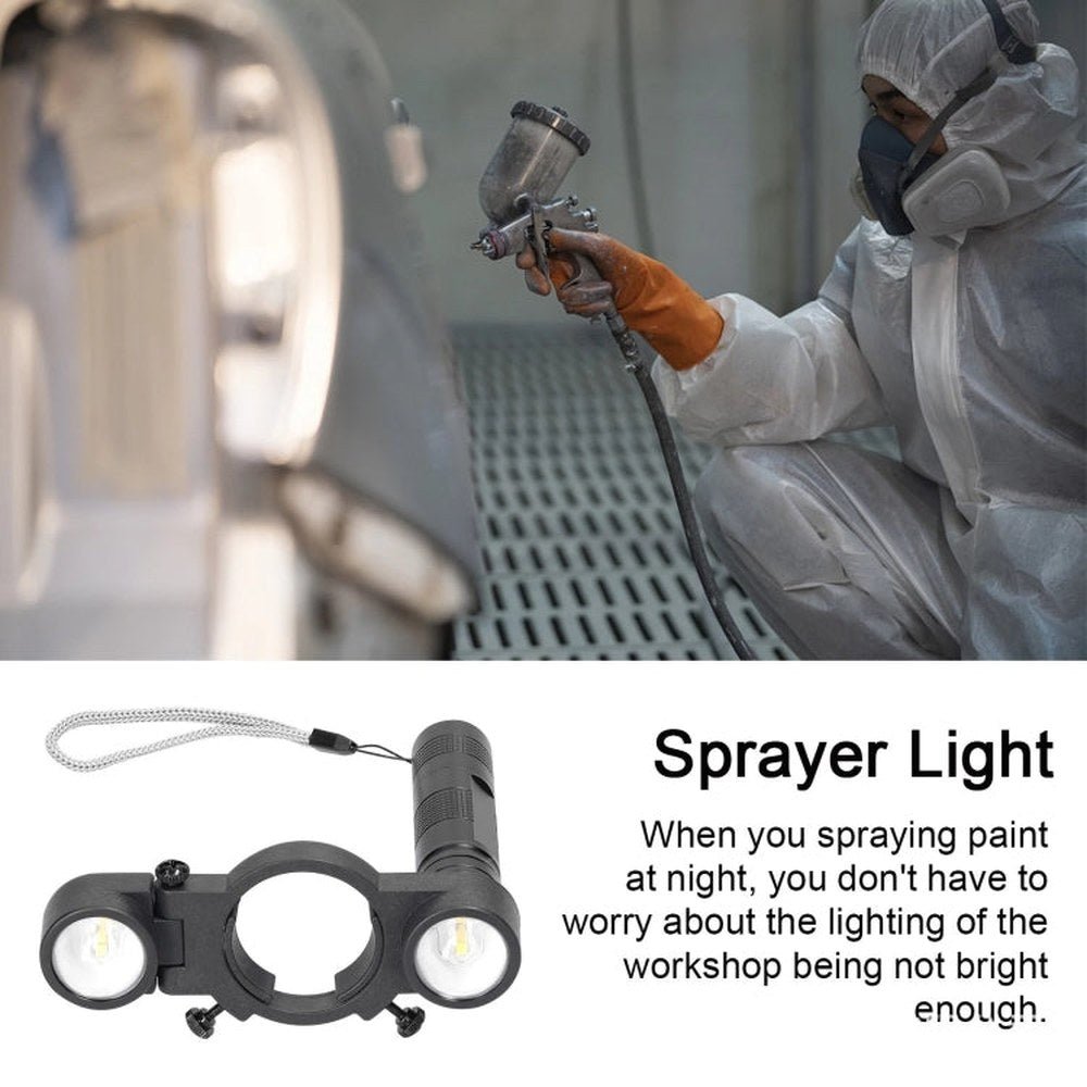 Universal Spray Machine Light Airbrush Light Adjustable Size Lighting Searchlight Fill Light, Without Battery - laboratorydeal