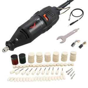 VICOVER Small Adjustable Speed Electrical Grinder Set Jade Carving Pen Polishing Tool EU Plug, Standard Model, 40pcs Parts, 40pcs Parts+Soft Shaft, 78pcs Parts, 78pcs Parts+Soft Shaft, 100pcs Parts, 100pcs Parts+Soft Shaft, 147pcs Parts����������������... - laboratorydeal
