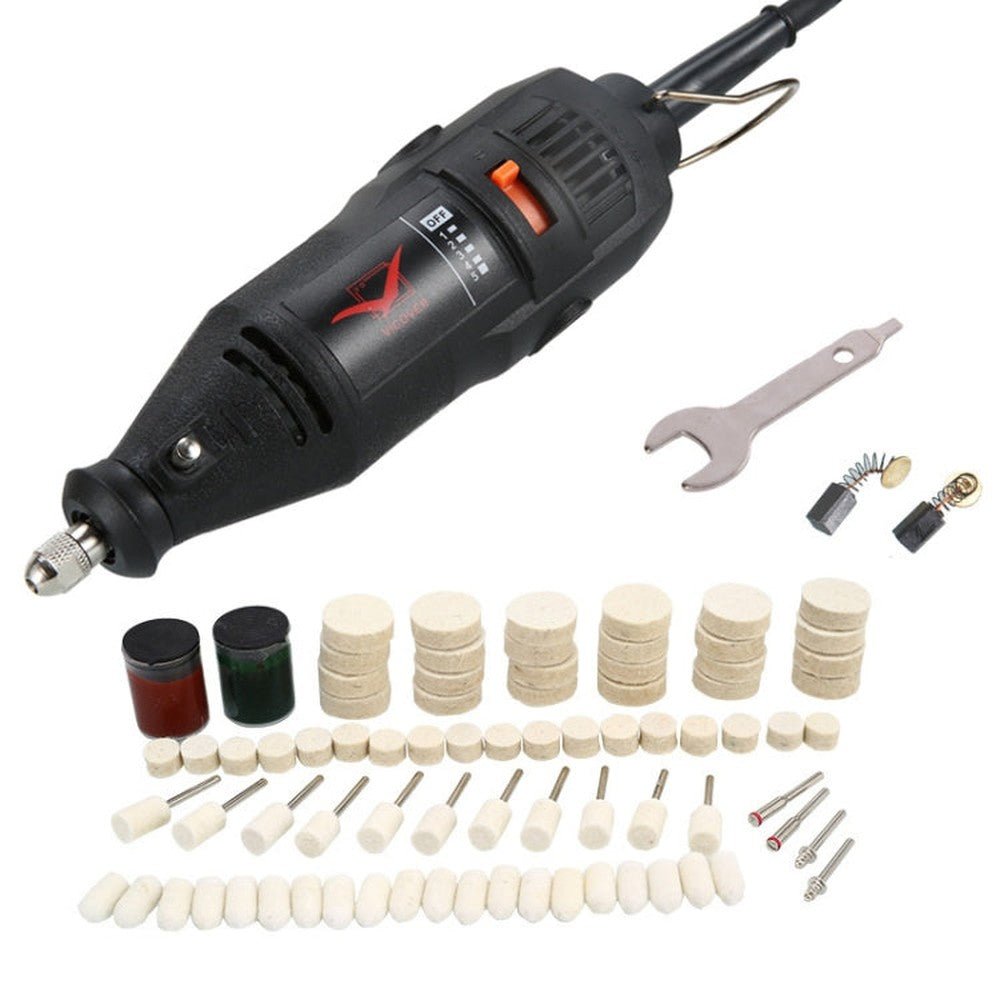 VICOVER Small Adjustable Speed Electrical Grinder Set Jade Carving Pen Polishing Tool EU Plug, Standard Model, 40pcs Parts, 40pcs Parts+Soft Shaft, 78pcs Parts, 78pcs Parts+Soft Shaft, 100pcs Parts, 100pcs Parts+Soft Shaft, 147pcs Parts����������������... - laboratorydeal
