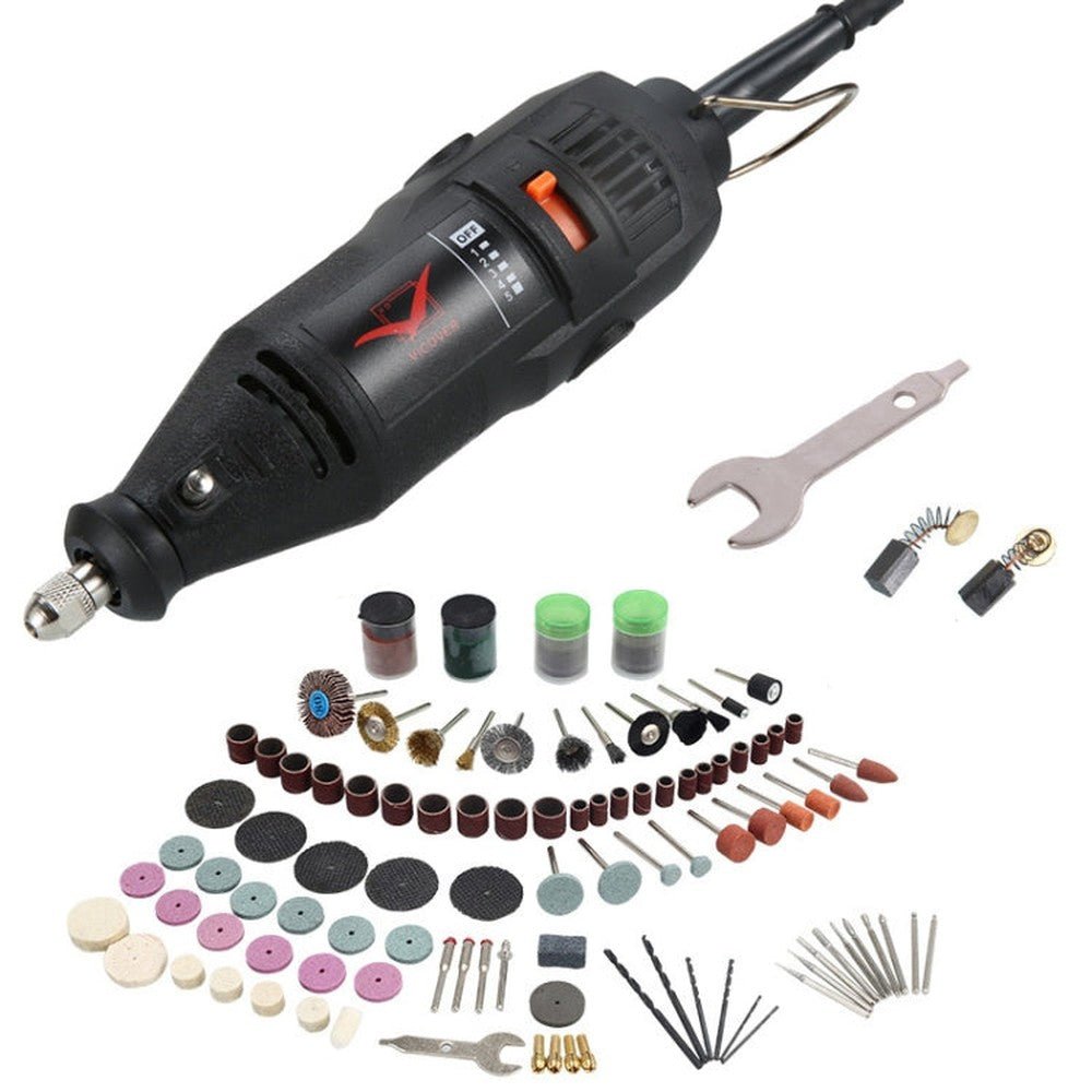 VICOVER Small Adjustable Speed Electrical Grinder Set Jade Carving Pen Polishing Tool EU Plug, Standard Model, 40pcs Parts, 40pcs Parts+Soft Shaft, 78pcs Parts, 78pcs Parts+Soft Shaft, 100pcs Parts, 100pcs Parts+Soft Shaft, 147pcs Parts����������������... - laboratorydeal