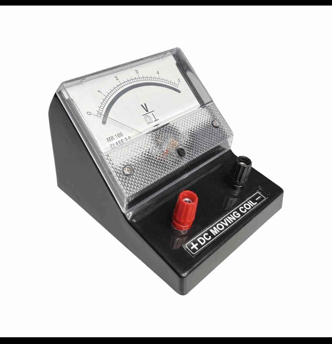 VOLTMETER EDM-80 Desk Stand Analog 0-3V DC Voltmeter BLACK For Laboratory laboratory deal