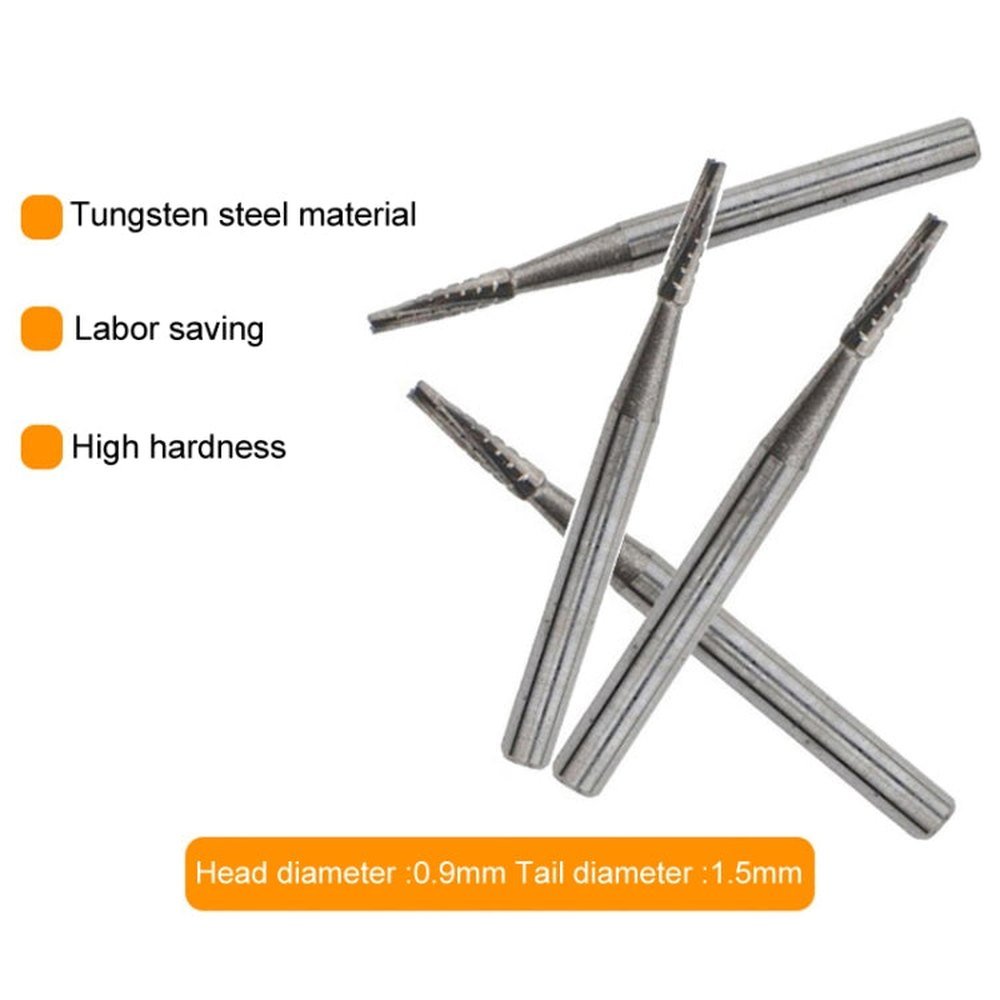 Vehicle Glass Drill Bit High Hardness Drill Bit Tail Rod, 1mm - laboratorydeal