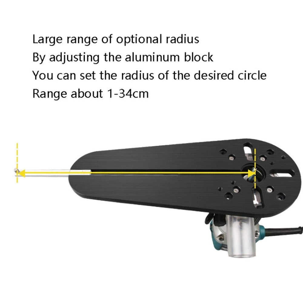 W New Trimming Machine DIY Accessories Universal Milling Circle Machining Circle, A, B, C, D - laboratorydeal