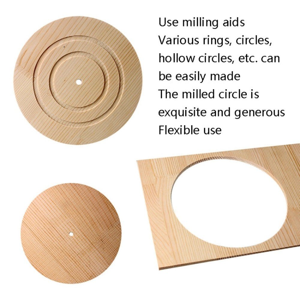 W New Trimming Machine DIY Accessories Universal Milling Circle Machining Circle, A, B, C, D - laboratorydeal