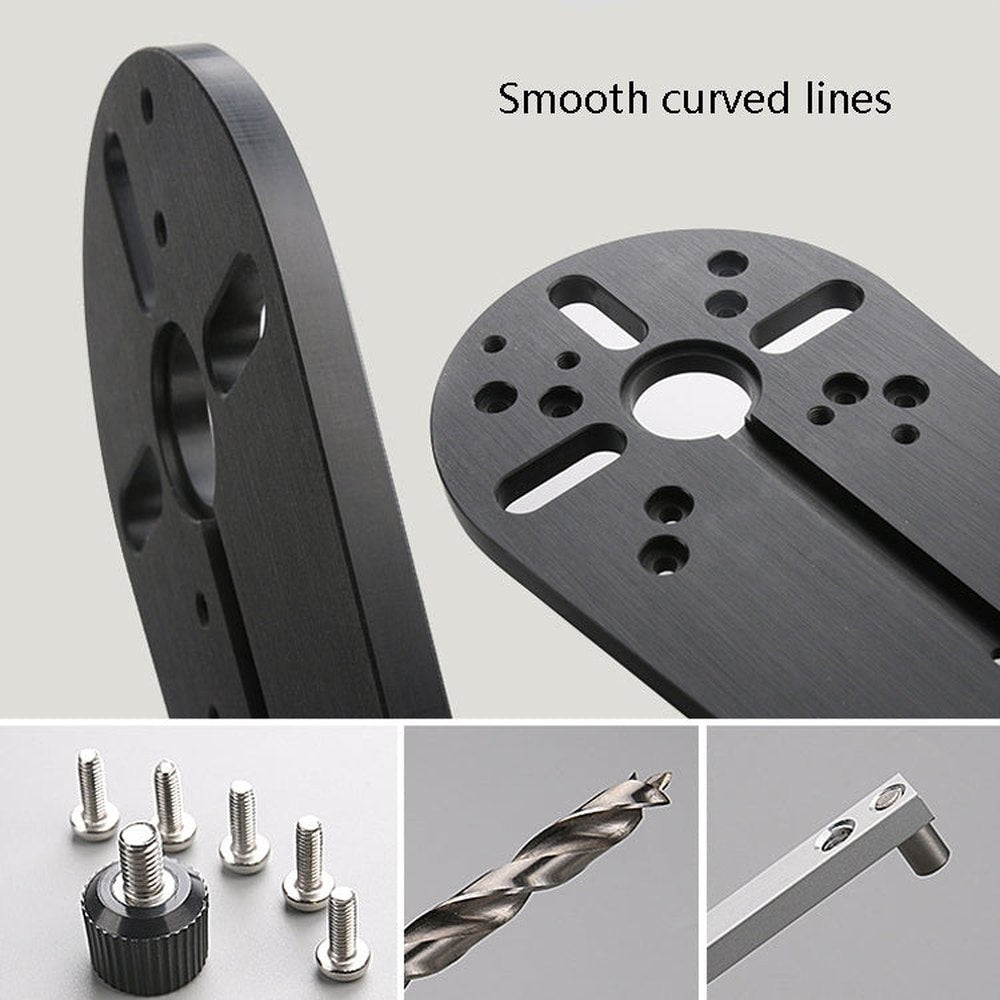 W New Trimming Machine DIY Accessories Universal Milling Circle Machining Circle, A, B, C, D - laboratorydeal