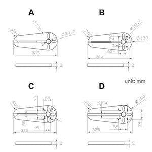 W New Trimming Machine DIY Accessories Universal Milling Circle Machining Circle, A, B, C, D - laboratorydeal