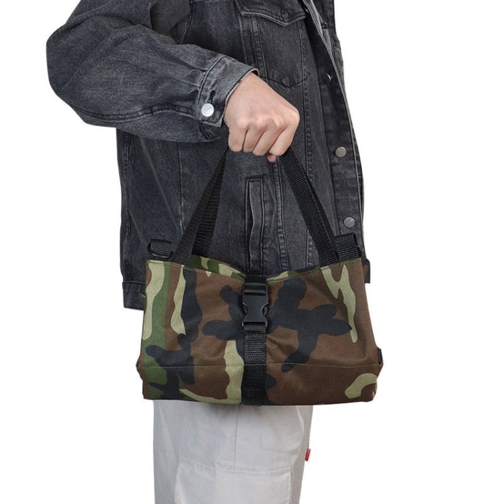 WESSLECO Oxford Cloth Electrical Hardware Hanging Tool Storage Bag, CP Camouflage, Jungle Camouflage, Camouflage Gray, Blue, Green, Khaki - laboratorydeal