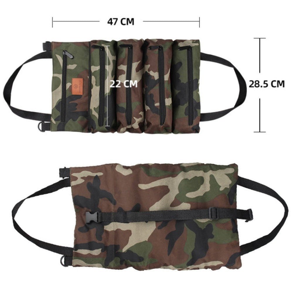 WESSLECO Oxford Cloth Electrical Hardware Hanging Tool Storage Bag, CP Camouflage, Jungle Camouflage, Camouflage Gray, Blue, Green, Khaki - laboratorydeal