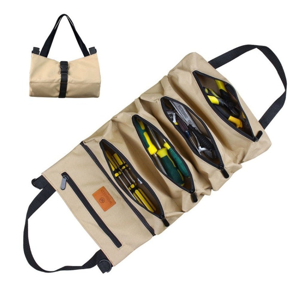 WESSLECO Oxford Cloth Electrical Hardware Hanging Tool Storage Bag, CP Camouflage, Jungle Camouflage, Camouflage Gray, Blue, Green, Khaki - laboratorydeal