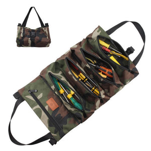 WESSLECO Oxford Cloth Electrical Hardware Hanging Tool Storage Bag, CP Camouflage, Jungle Camouflage, Camouflage Gray, Blue, Green, Khaki - laboratorydeal