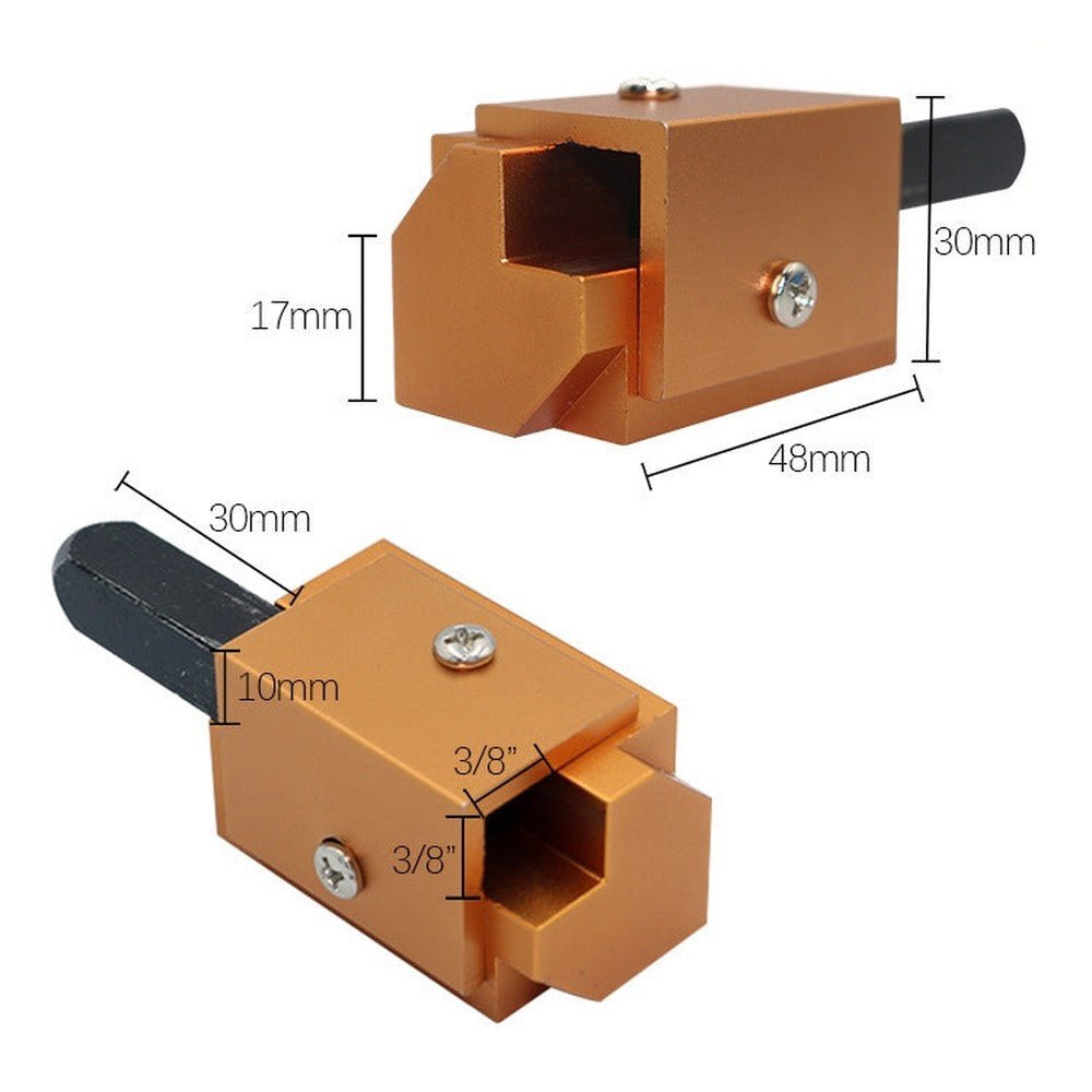 WF6774 Right - Angle Punch Chisel Embedded Hinge Door Lock Groove Woodworking Tool - laboratorydeal