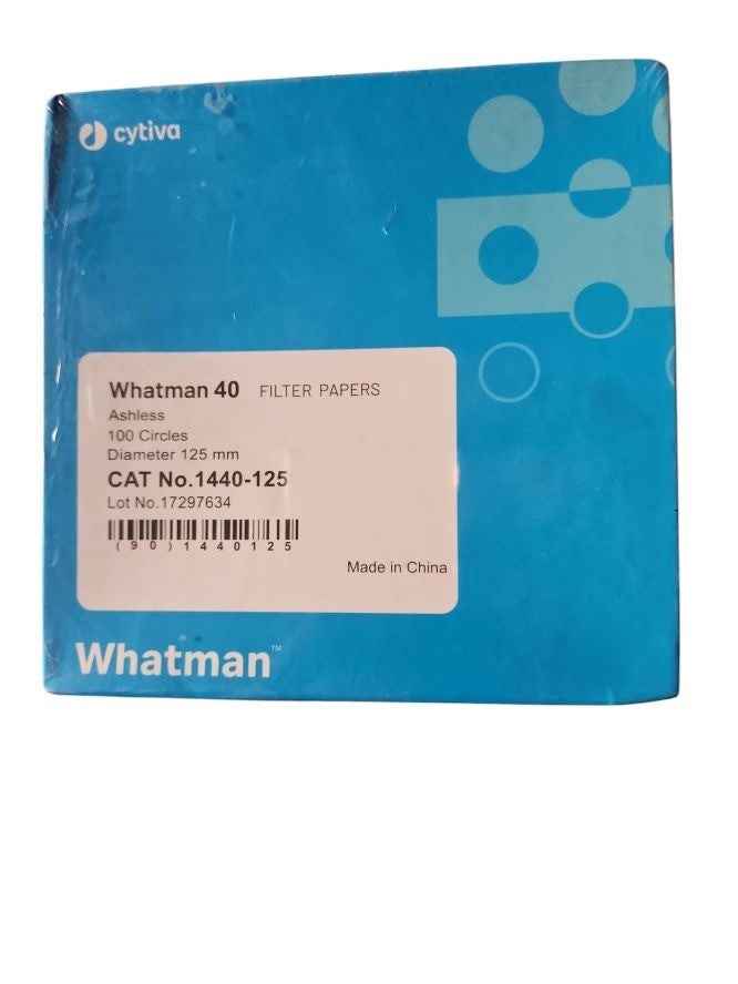 WHATMAN No 40 Filter Papers Ashless 100 Circles Diameter 125mm laboratory deal
