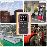 WINTACT WT8802 Hydrogen Sulfide Monitor Professional Rechargeable Gas Sensor High Sensitive Digital Sound-light Vibration Alarm H2S Detector