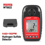 WINTACT WT8822 Hydrogen Sulfide Detector Independent H2S Gas Sensor Warning-up High Sensitive Poisoning Alarm Detector, WT8822