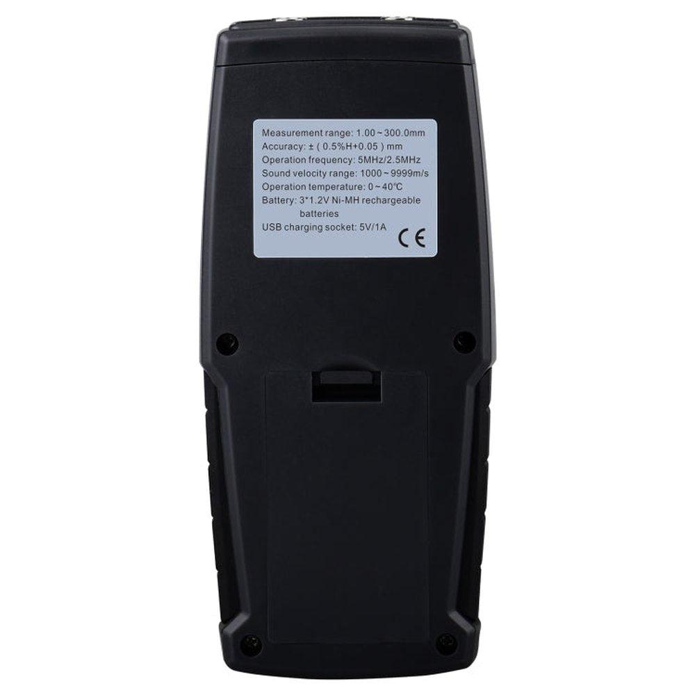 WT130A  Digital Ultrasonic Thickness Gauge Meter Tester USB Charging Digital Thickness Metal Tester High Precision, WT130A