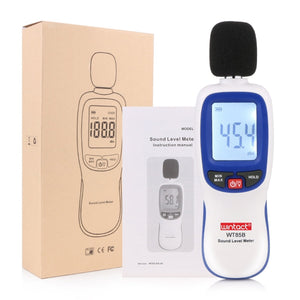 WT85B Sound Level Meter Digital Decibel Meter Digital Noise Meter Environmental Noise Tester, WT85B White, WT85B Black laboratorydeal