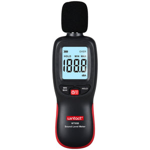 WT85B Sound Level Meter Digital Decibel Meter Digital Noise Meter Environmental Noise Tester, WT85B White, WT85B Black laboratorydeal
