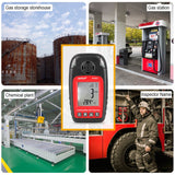 WT8823 Combustible Gas Alarm Detector Gas Leakage Flammable Natural Digital LCD Display Gas Leak Detector Monitor Gas Analyzer, WT8823