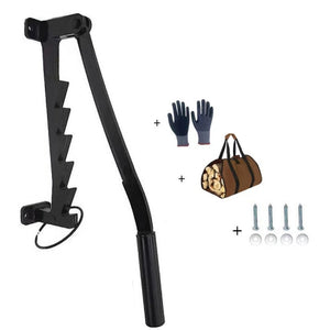 Wall Mounted Manual Wood Splitter High Carbon Steel Fire Wood Cutter, One - piece, With Long Handle, One - piece Set, With Long Handle Set - laboratorydeal
