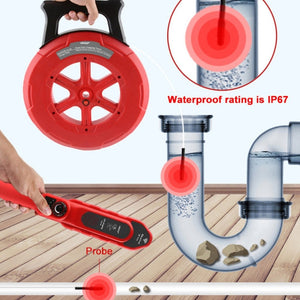 Wall Pipe Blockage Detector Pipe Blockage Detector For Iron/PVC/Cement/Steel Pipes, NOYAFA NF-5120, NOYAFA NF-5130, NOYAFA NF-5140