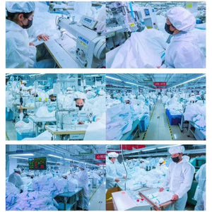 Waterproof Disposable SF Non - woven Breathable Film Siamese Isolation Suit Safely Clothes, 185cm / XXXL - laboratorydeal