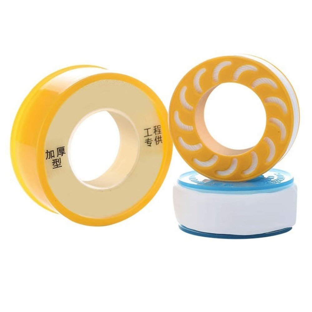 Waterproof Raw Material Tape Teflon Tape Rolls Industrial Sealing Tape, 15m Length 16mm Wide 0.1mm Thickness - laboratorydeal