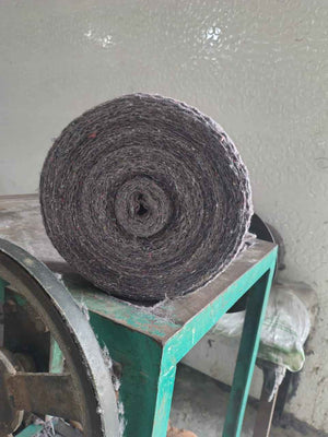 Grey 4 inch Cotton Niwar Roll, For Bag, Size/Length