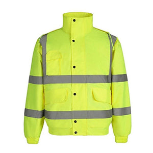 Winter Warm Waterproof Short Multi - pocket Reflective Cotton Jacket, S, M, L, XL, XXL - laboratorydeal