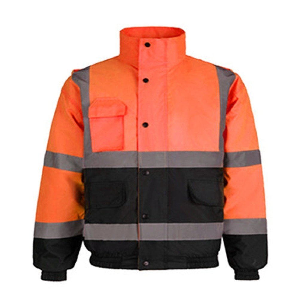 Winter Warm Waterproof Short Multi - pocket Reflective Cotton Jacket, S, M, L, XL, XXL - laboratorydeal