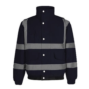 Winter Warm Waterproof Short Multi - pocket Reflective Cotton Jacket, S, M, L, XL, XXL - laboratorydeal