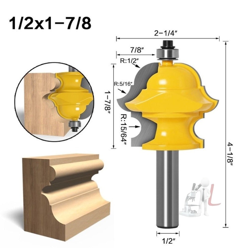 Woodworking Cutter Engraving Machine Line Cutter, 1/2 Handle Cutter, 12 Handle - laboratorydeal
