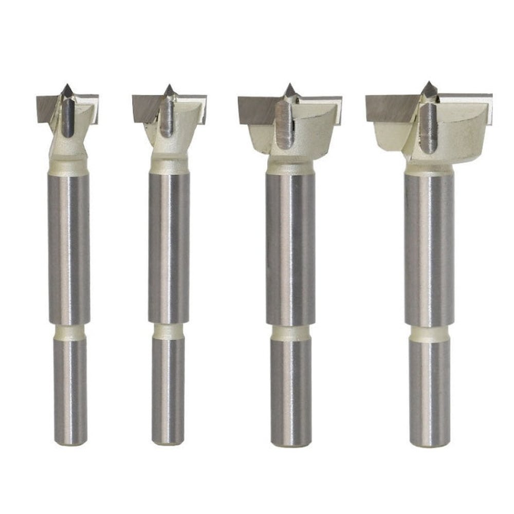 Woodworking Drill Bit Hole Opener Round Lengthened Wooden Door Drill, 15mm, 16mm, 18mm, 20mm, 22mm, 25mm, 28mm, 30mm, 32mm, 35mm, 38mm, 40mm, 45mm, 48mm, 50mm, 53mm, 55mm, 60mm - laboratorydeal