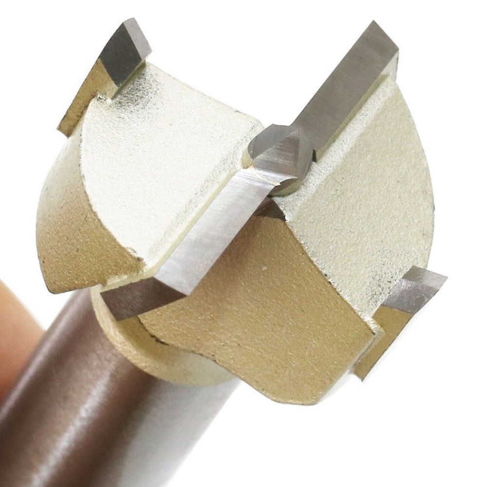 Woodworking Drill Bit Hole Opener Round Lengthened Wooden Door Drill, 15mm, 16mm, 18mm, 20mm, 22mm, 25mm, 28mm, 30mm, 32mm, 35mm, 38mm, 40mm, 45mm, 48mm, 50mm, 53mm, 55mm, 60mm - laboratorydeal