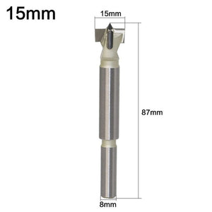 Woodworking Drill Bit Hole Opener Round Lengthened Wooden Door Drill, 15mm, 16mm, 18mm, 20mm, 22mm, 25mm, 28mm, 30mm, 32mm, 35mm, 38mm, 40mm, 45mm, 48mm, 50mm, 53mm, 55mm, 60mm - laboratorydeal