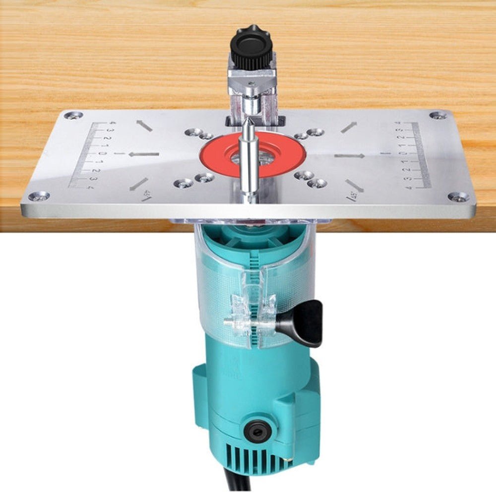 Woodworking Engraving Machine Slotted Flip Board, Red, Black - laboratorydeal