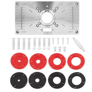 Woodworking Engraving Machine Slotted Flip Board, Red, Black - laboratorydeal