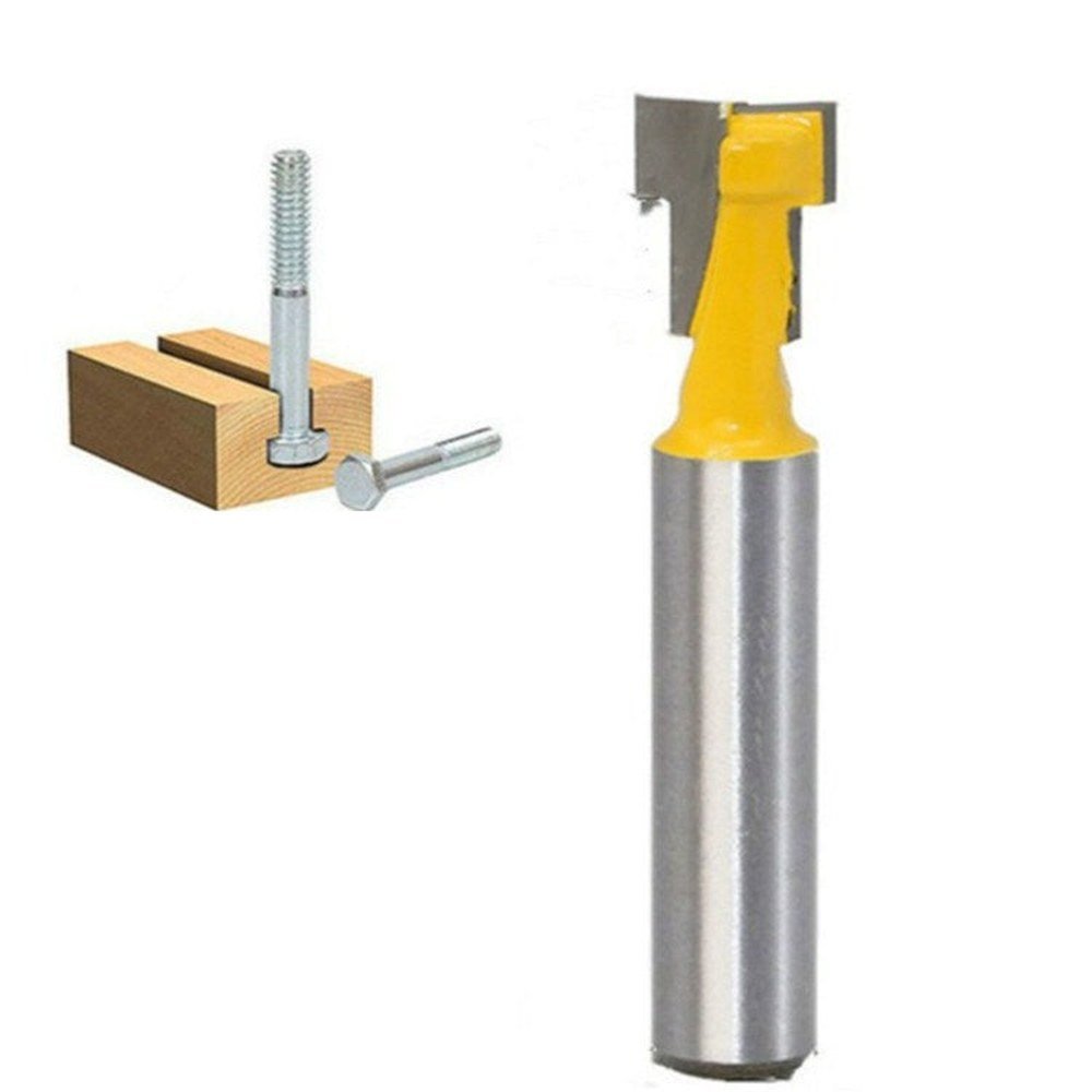 Woodworking Milling Cutter 8 - handle Keyhole Cutter Photo Frame Wall - mounted T - type Keyhole Cutter, 8x3/8 Inch, 8x1/2 Inch - laboratorydeal