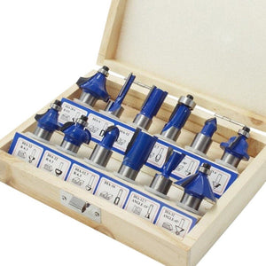 Woodworking Milling Cutter Set Trimming Machine Head Electric Wood Milling Engraving Machine Cutter, Red 1/4 Handle 12PCS, Blue 1/4 Handle 12PCS, Red 1/2 Handle 12PCS, Blue 1/2 Handle 12PCS, Red 1/4 Handle 15PCS, Red 1/2 Handle 15PCS�������������������... - laboratorydeal