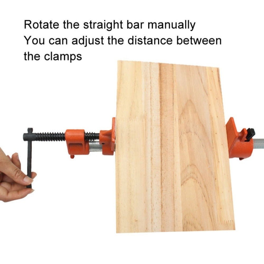 Woodworking Pipe Clamps Plumbing Fixing Clamps Horizontal Plywood with Clamps, Without Water Pipe, 4 Points, 6 Points - laboratorydeal