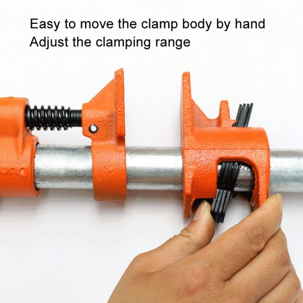 Woodworking Pipe Clamps Plumbing Fixing Clamps Horizontal Plywood with Clamps, Without Water Pipe, 4 Points, 6 Points - laboratorydeal