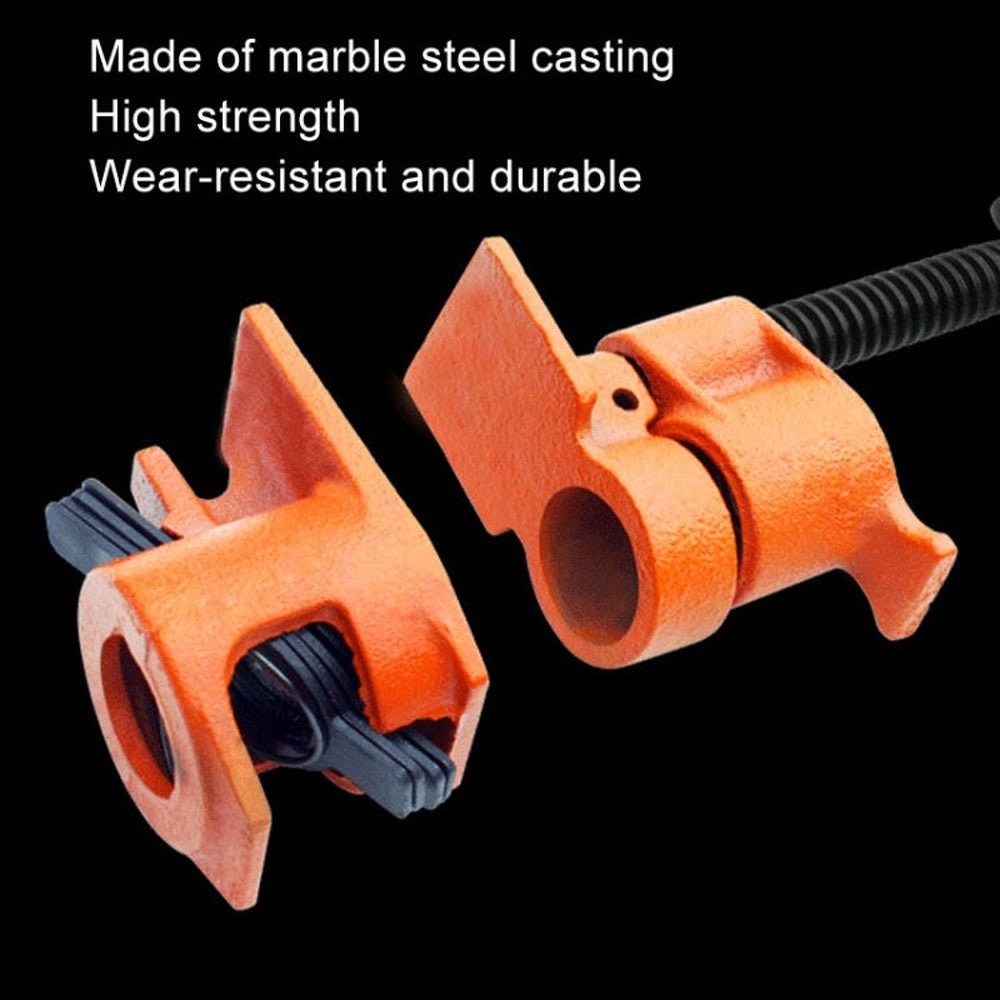 Woodworking Pipe Clamps Plumbing Fixing Clamps Horizontal Plywood with Clamps, Without Water Pipe, 4 Points, 6 Points - laboratorydeal