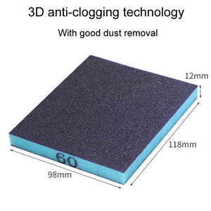 Woodworking Polishing Metal Rust Removal Wet And Dry Sponge Sandpaper, 60, 80, 100, 180, 240, 320 - laboratorydeal