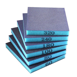 Woodworking Polishing Metal Rust Removal Wet And Dry Sponge Sandpaper, 60, 80, 100, 180, 240, 320 - laboratorydeal
