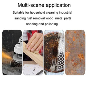 Woodworking Polishing Metal Rust Removal Wet And Dry Sponge Sandpaper, 60, 80, 100, 180, 240, 320 - laboratorydeal
