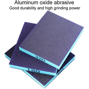 Woodworking Polishing Metal Rust Removal Wet And Dry Sponge Sandpaper, 60, 80, 100, 180, 240, 320 - laboratorydeal