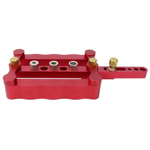 Woodworking Punching Locator Vertical Triple Hole Straight Hole Opener Dowel - laboratorydeal