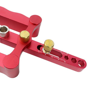 Woodworking Punching Locator Vertical Triple Hole Straight Hole Opener Dowel - laboratorydeal