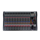 XTUGA CT160X 16-Channels Audio Mixer DJ Mixing Console with 48V Power Supply, CT160X